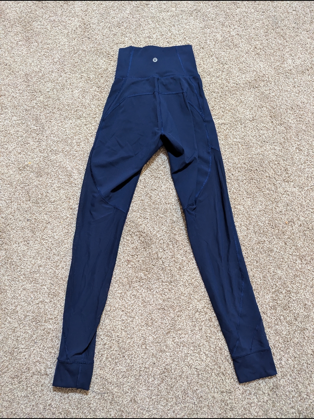 Lululemon Ultra-High-Waist Navy Leggings